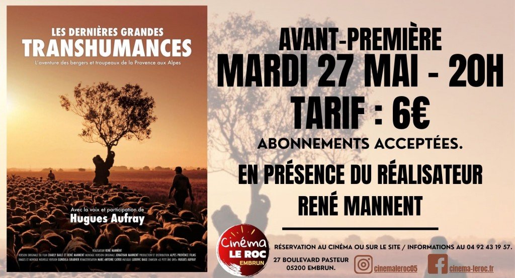 actualité CINE RENCONTRE - LES DERNIERES GRANDES TRANSHUMANCES
