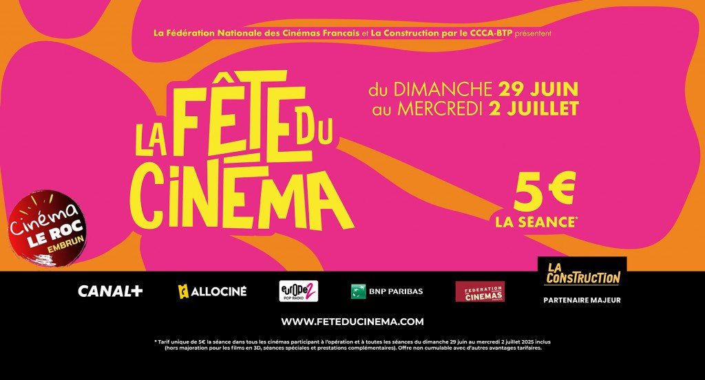 actualité FETE DU CINEMA 2025