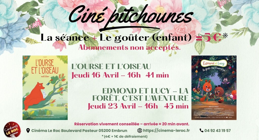 actualité CINE DES PITCHOUNES