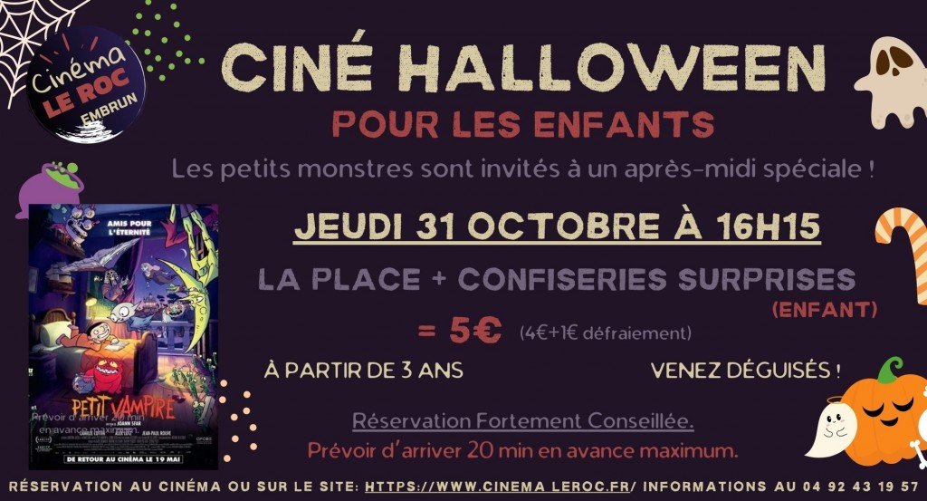 actualité CINE HALLOWEEN - PETIT VAMPIRE