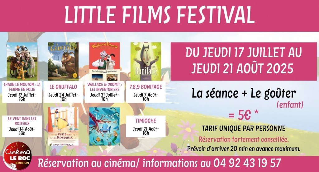 actualité LITTLE FESTIVALS CINEMA 2025