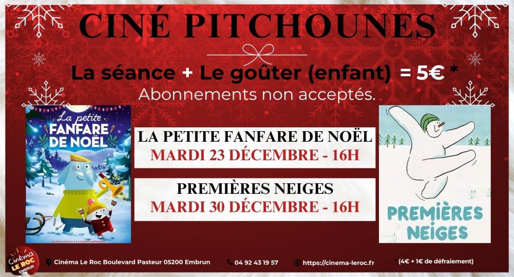 actualité CINE DES PITCHOUNES