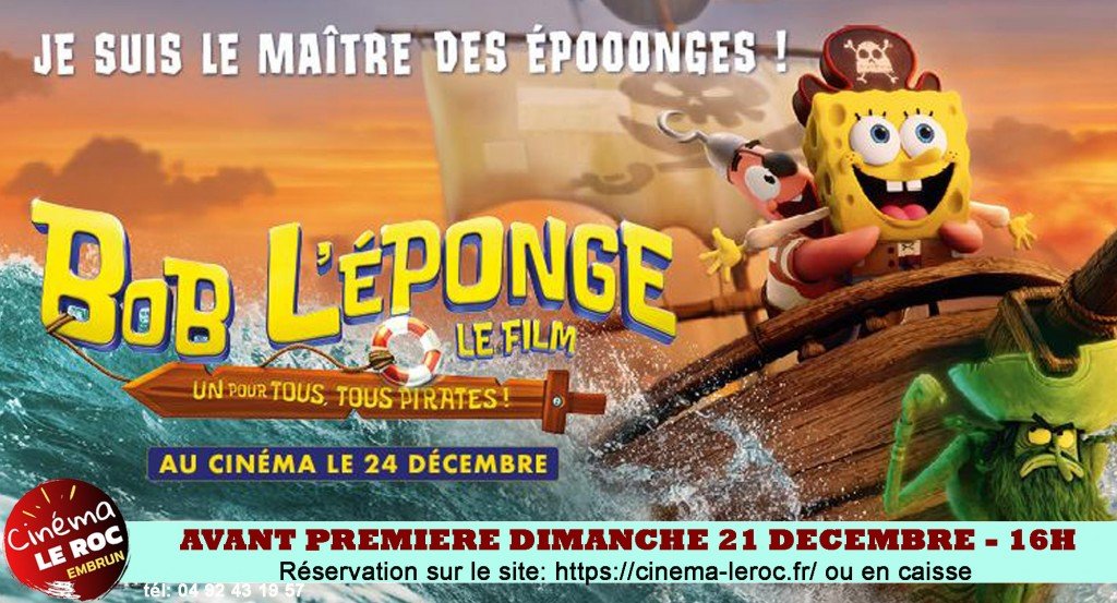 actualité AP BOB L’EPONGE – LE FILM : UN POUR TOUS, TOUS PIRATE !