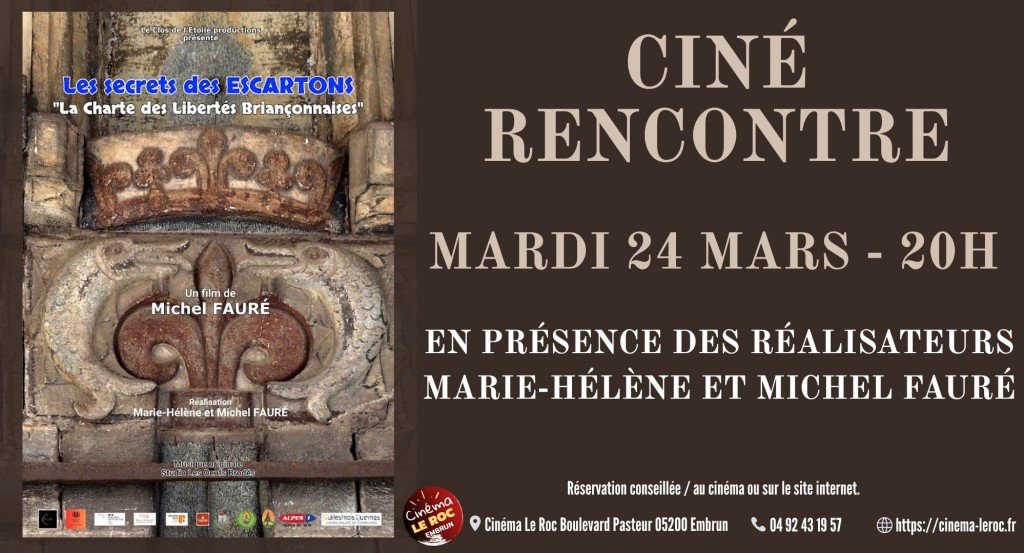 actualité CINE RENCONTRE - LES SECRETS DES ESCARTONS