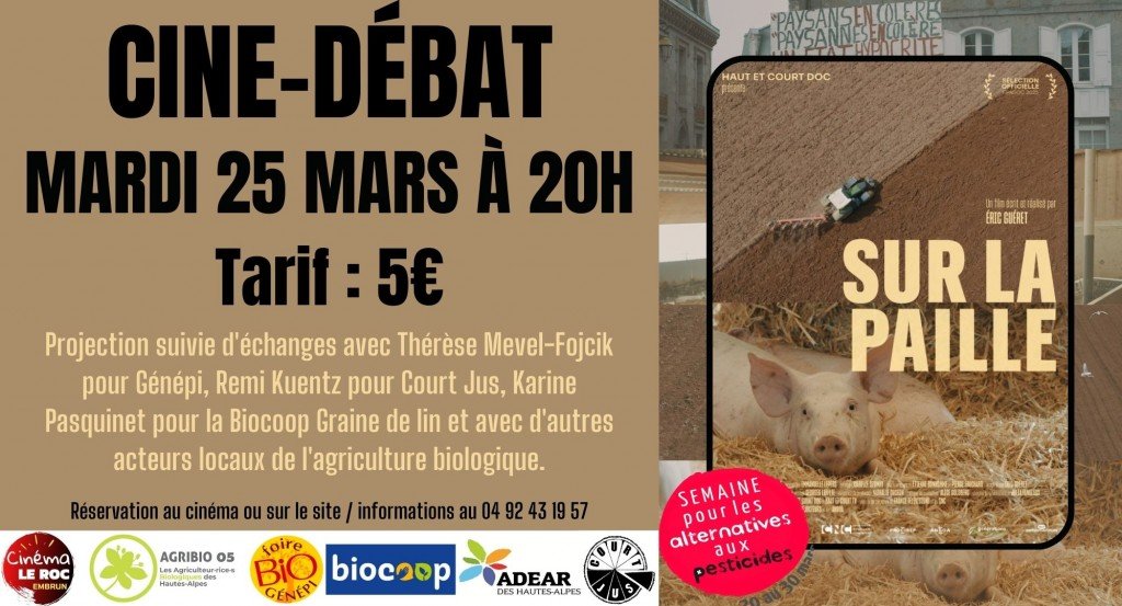 actualité CINE DEBAT: SUR LA PAILLE